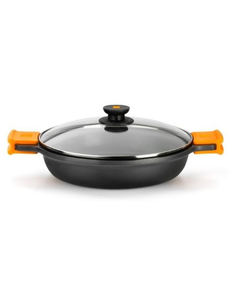Cacerola baja efficient bra a270520 - Ø20cm - 1.5l - espesor 6mm - aluminio fundido