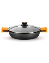 Cacerola baja efficient bra a270530 - Ø30cm - 4.1 - espesor 6mm - aluminio fundido - teflon antiadherente