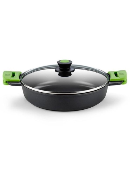Cacerola baja prior bra a400524 - Ø24cm - 2.3l - espesor 5.5mm - aluminio fundido