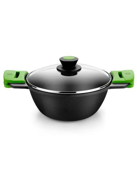 Cacerola cÓncava prior bra a402028 - Ø28cm - 4.2l - espesor 5.5mm - aluminio fundido