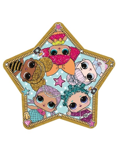 Toalla Polyester LOL surprise - Forma de estrella -  Rosa, 133 X 130 CM, 4  kiwiku.com