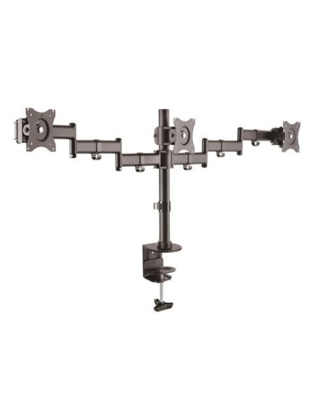 Soporte de mesa monitor db1327tn-b gira incli 3 3brazos 13-27" negro DB1327TN-B kiwiku.com
