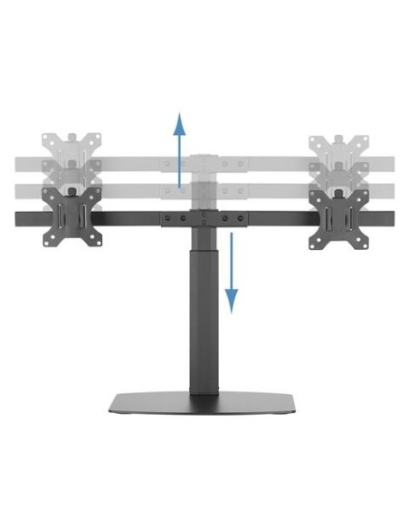 Soporte de mesa monitor db1727tn-b gira incli 2 brazos 17-27" negro DB1727TN-B kiwiku.com