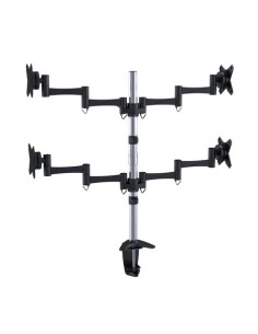 Soporte de mesa para 4 pantallas (monitor / plasma / LCD / LED) 13"-27" DB2023TN-B kiwiku.com