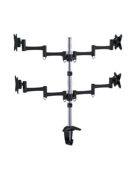 Soporte de mesa para 4 pantallas (monitor / plasma / LCD / LED) 13"-27" DB2023TN-B kiwiku.com