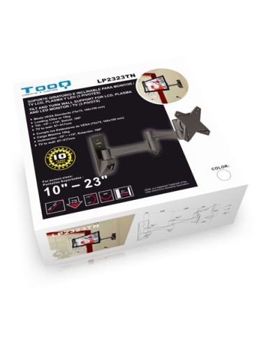 Tooq lp2323tn-b soporte de pared para pantalla plana Negro LP2323TN-B