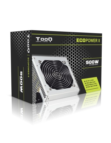 Fuente alim. tooq 500w atx EP-500SP kiwiku.com