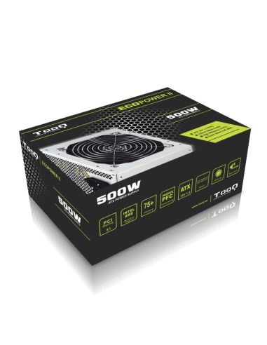 Fuente alim. tooq 500w atx EP-500SP kiwiku.com