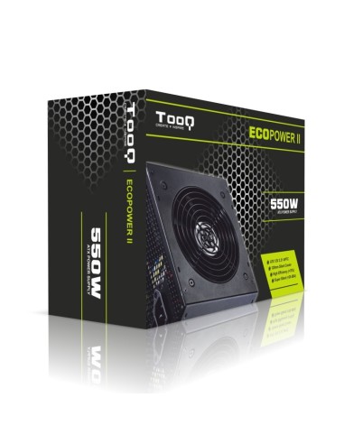 Tooq Fuente de alimentación Ecopower II ATX 550W con PFC Activo EP-550SP