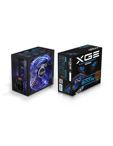 Fuente alimentacion 800w tooq gaming pfc-activo 80+ 8sata 14cm atx led azul TQXGEII-800SAP