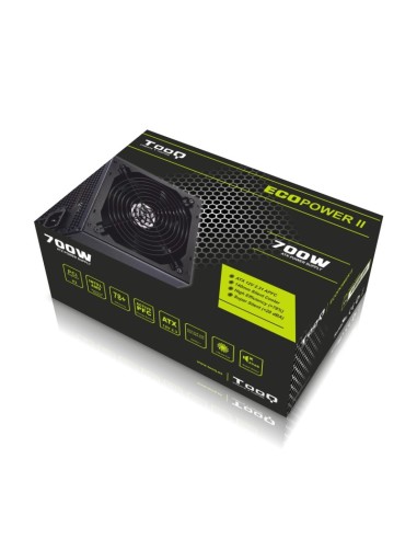 TooQ TQEP-700SP - Fuente de alimentación (ATX, 12 V, 700 W), negro TQEP-700SP kiwiku.com