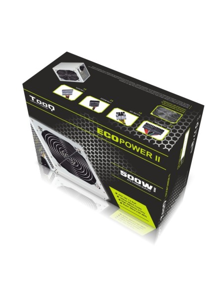 Tooq fuente tqep-500s-int ecopower ii silenciosa 500w atx TQEP-500S-INT kiwiku.com
