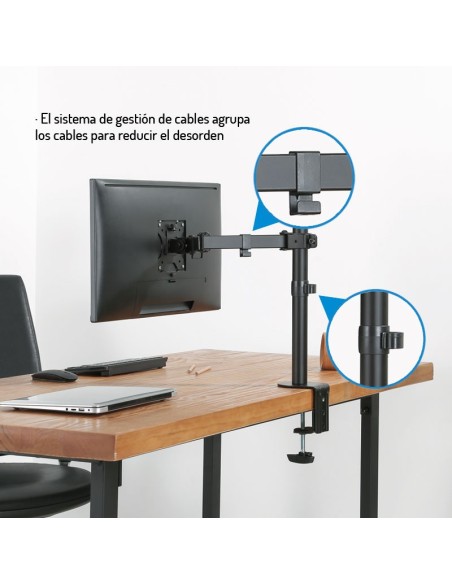 Tooq soporte monitor mesa db1032tn-b 1 brazo 13-32 DB1032TN-B kiwiku.com