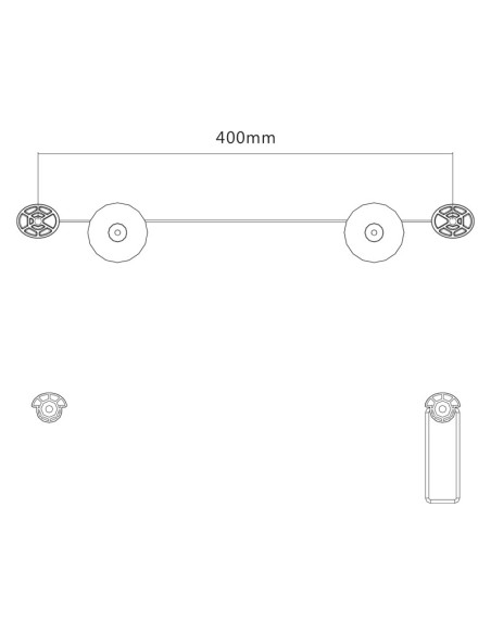 TooQ LED1055F-B - Soporte ultra delgado de pared monitor/TV/LED de 32 a 55 vesa