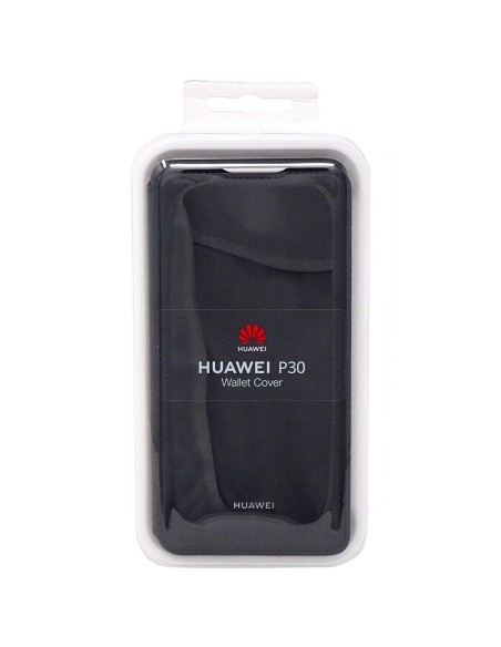 Huawei 51992854 - Funda tipo libro para Huawei P30 Negra 51992854 kiwiku.com