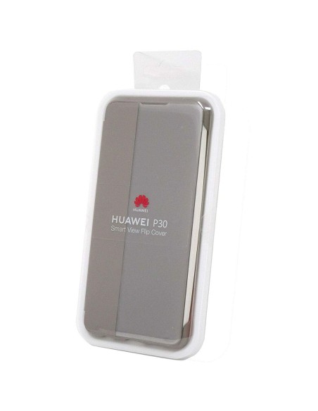 Huawei 51992864- Funda tipo libro smart view para Huawei P30 Caqui 51992864 kiwiku.com