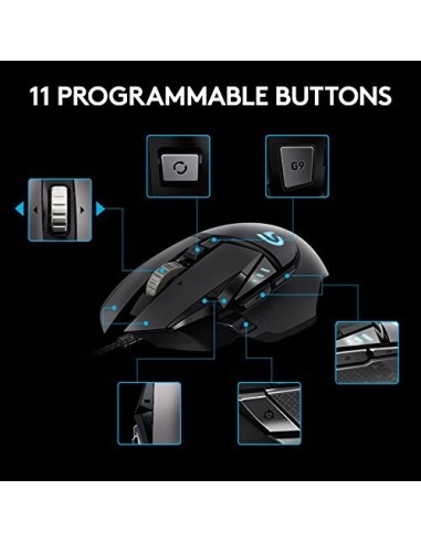 Ratón Logitech G502 Proteus Spectrum RGB Tunable Gaming kiwiku.com