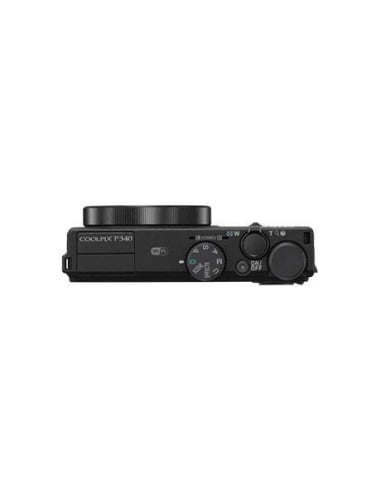 Nikon Coolpix P340 - Cámara compacta de 12.2 Mp (Pantalla de 3, zoom óptico 5x, estabilizador digital, vídeo Full HD), negro: Ni