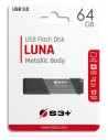 S3+ S3PD3001064GY - Memoria USB 64gb s3  pendrive usb 3.0 gris
