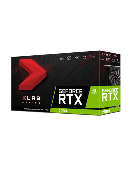 Tarjeta Gráfica Geforce rtx 2080 xlr8 gaming oc triple fan 8 gb gddr6 - VCG20808TFPPB-O VCG20808TFPPB-O kiwiku.com