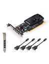 Tarjeta Gráfica Vga pny quadro p620 2gb ddr5 pcie 3.0 4096 x2160 128bits  mini -dp a dvi  low profile