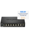 Switch d-link  8p 10/100/1000 metal soho dgs-108