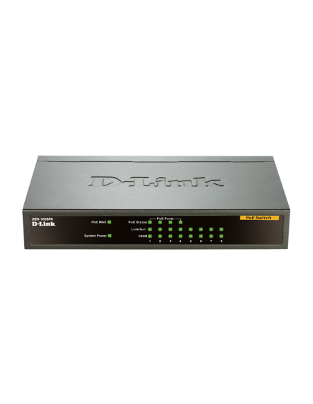 D-Link DES-1008PA - Switch de red 8p No administrado Fast Ethernet 10/100 DES-1008PA kiwiku.com