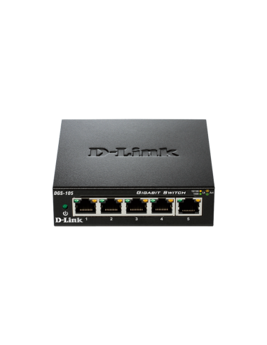 Switch d-link de 5 puertos Gigabit RJ-45 DGS-105