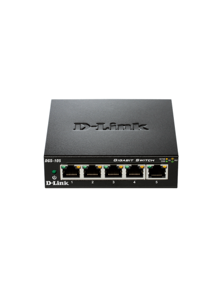 Switch d-link de 5 puertos Gigabit RJ-45 DGS-105
