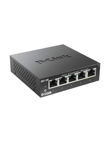 Switch D-link 5 puertos 10/100 No gestionado DES-105 DES-105 kiwiku.com