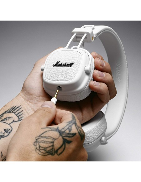 Auriculares Marshall Major III blanco con cable 5008926  5008926 kiwiku.com