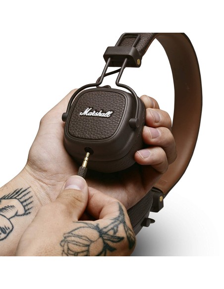 Auriculares Marshall Major III marrón con cable 5008925 5008925 plegables