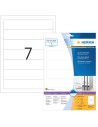 Etiquetas de Archivador 192x38 mm blancas 10 hojas A4 70 uds 8620
