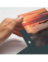 Fundas transparentes fotos Fotophan 20x30 cm vertical negro 10 fundas Herma 7788