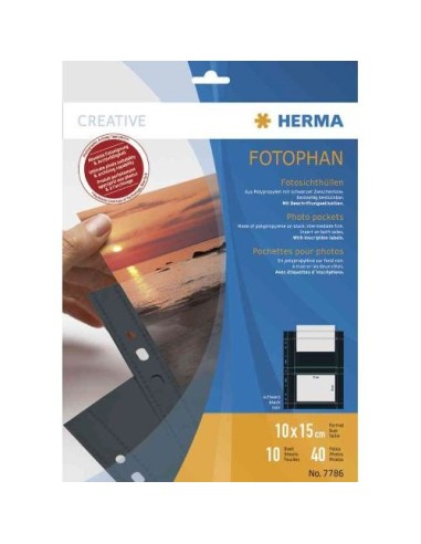 Oferta Fundas transparentes fotos Fotophan 20x30 cm 10 fundas Herma 7788