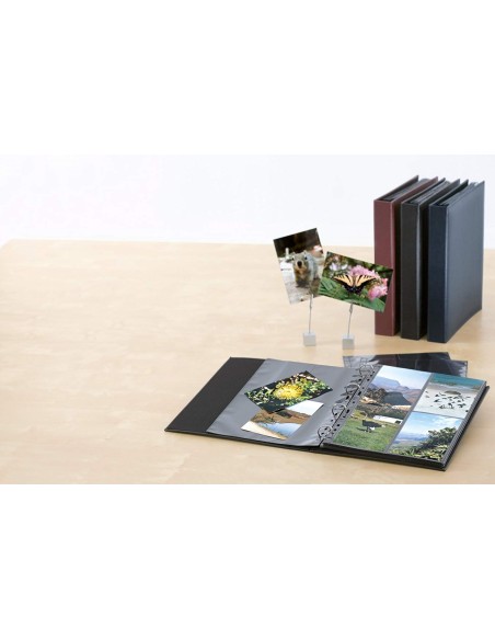 Oferta Fundas transparentes fotos Fotophan 10x15 cm vertical negro 10 fundas