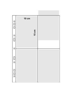 Oferta Fundas transparentes fotos Fotophan 10x15 cm vertical blanco 250 fundas