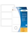 Etiquetas de uso múltiple 52 x 100 mm blancas adherencia permanente para la rotulación a mano Herma