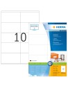 Etiquetas PREMIUM A4 105 x 57 mm blancas 100 hojas A4 1000 uds 4425