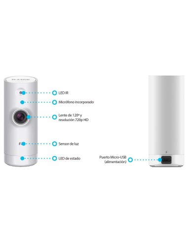 Oferta Videocámara de Vigilancia D-Link DCS-8000LH 720 px 120º WIFI Nube D-link