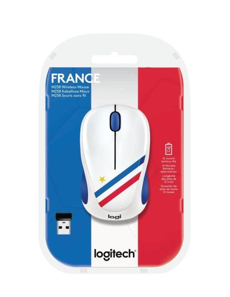 Comprar Ratón logitech inalambrico m238 world cup edition  francia 910-005404