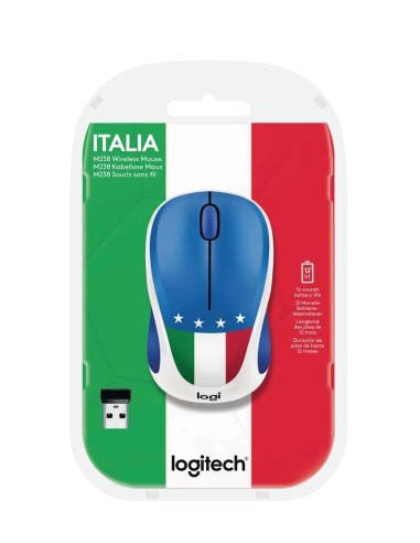 Comprar Ratón Mouse logitech inalambrica  m238 world cup edition italia 910-005402