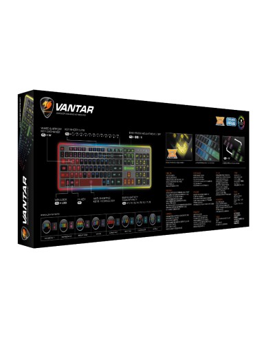 Oferta Teclado usb Vantar Gaming con iluminación Cougar CGR-WXNMB-VAN kiwiku.com