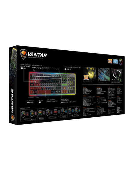 Oferta Teclado usb Vantar Gaming con iluminación Cougar CGR-WXNMB-VAN kiwiku.com
