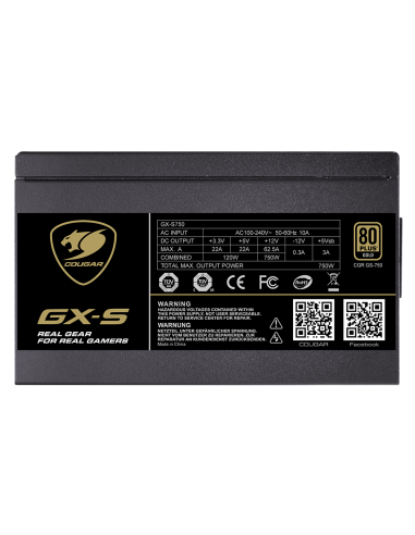 Comprar Fuente alimentación 750w psu gx-s 80plus Cougar 31GS075.0002P