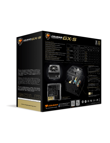 Comprar Fuente alimentación 750w psu gx-s 80plus Cougar 31GS075.0002P