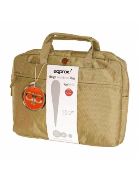 Maletin de portatil 10.9" color beige approx appnb06