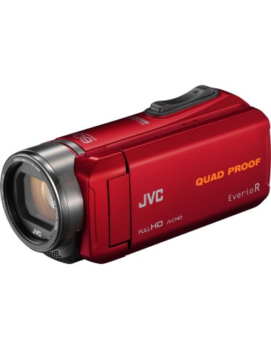 Comprar VideoCámara jvc 2,5M Zoom optico 40x con estabilizador rojo GZ-R435REU