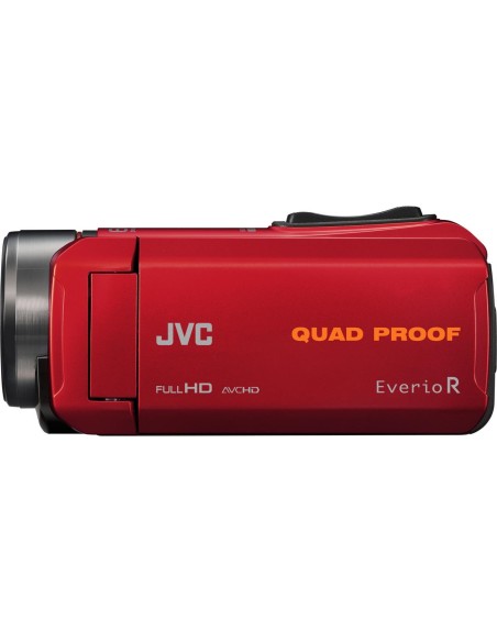 Comprar VideoCámara jvc 2,5M Zoom optico 40x con estabilizador rojo GZ-R435REU