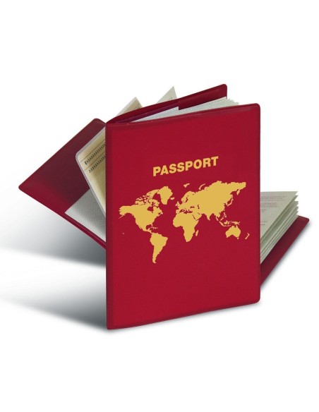 Comprar Funda protectora para el pasaporte - Color rojo - Herma 5549 RFID
